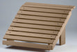 Levi Leisure Adirondack Footrest Amish Poly Adirondack Footrest Ottoman Front Facing