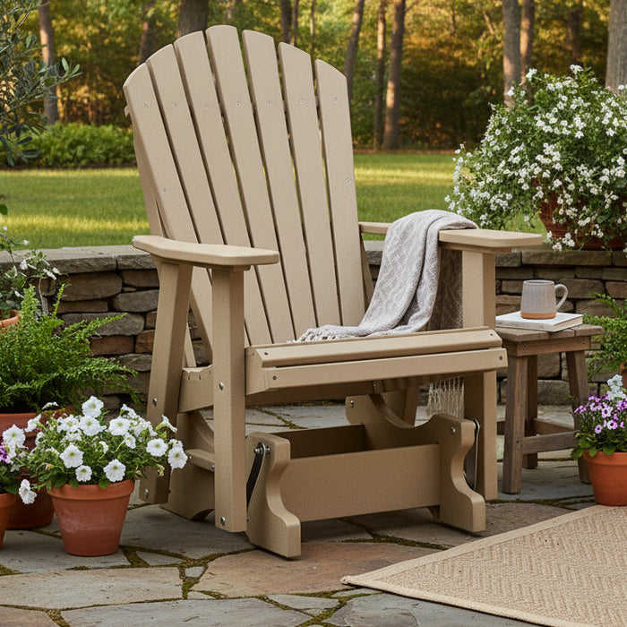 Amish Hilton Adirondack Glider