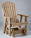 Levi Leisure Adirondack Glider Amish Poly Adirondack Glider Front Facing