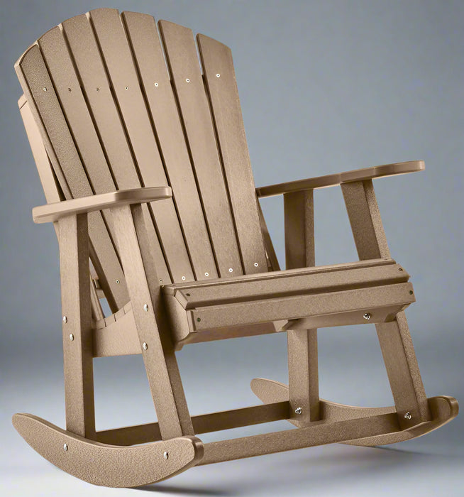 Amish Hilton Adirondack Rocking Chair