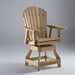 Levi Leisure Adirondack Swivel Counter Chair Amish Adirondack Swivel Counter Chair Front Facing