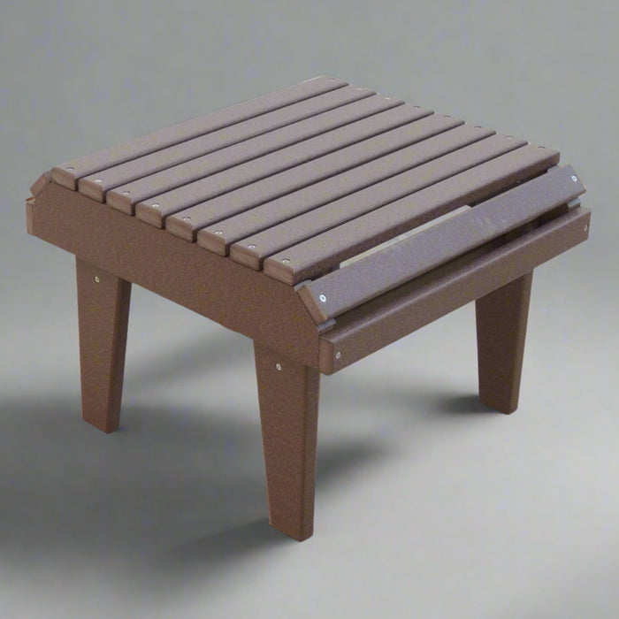 Levi Leisure Ottoman Amish Poly Ottoman Foot Rest Front Facing