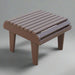 Levi Leisure Ottoman Amish Poly Ottoman Foot Rest Front Facing