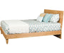 Amish Hudson Style Modern Bed with Natural Sap Cherry