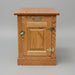 Amish Ice Box White Clad Enclosed End Table Antique Style with Latch Hardware