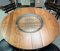 Amish Jack Daniels Whiskey Barrel Pub Table and Chairs Set - In-Stock
Top Thickness:1.5"
Top Shape: Round
Edge Style: Hand worn
- Seats 4-6