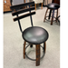 Amish Jack Daniels Whiskey Barrel Pub Table and Chairs Set - In-Stock
Barrel Stave Cushioned Seat Swivel Chairs