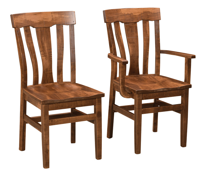 Amish Jamestown Dining Chair - Rough Sawn