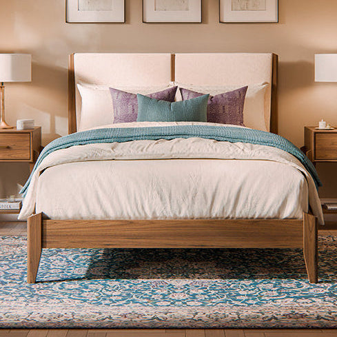 Amish Java Mid-Century Modern Bedroom Set - J&M Woodworking - Mid-Century Amish Bedroom 