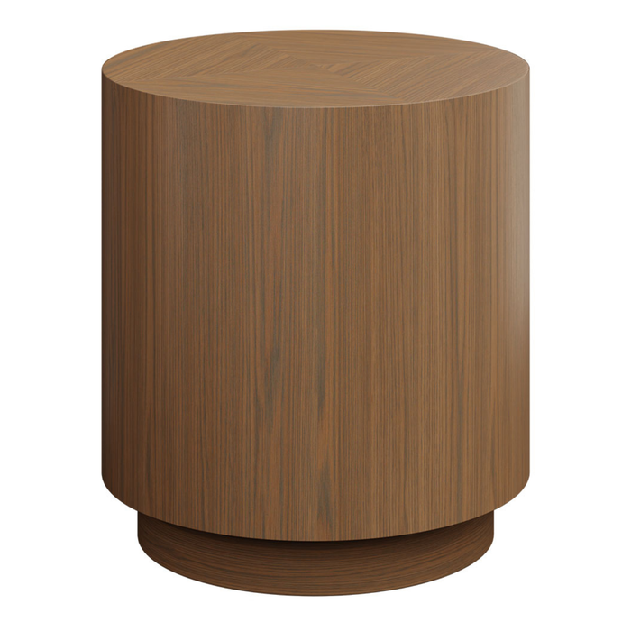 Amish Jupiter End Table Modern Round Modern Pedestal End Table