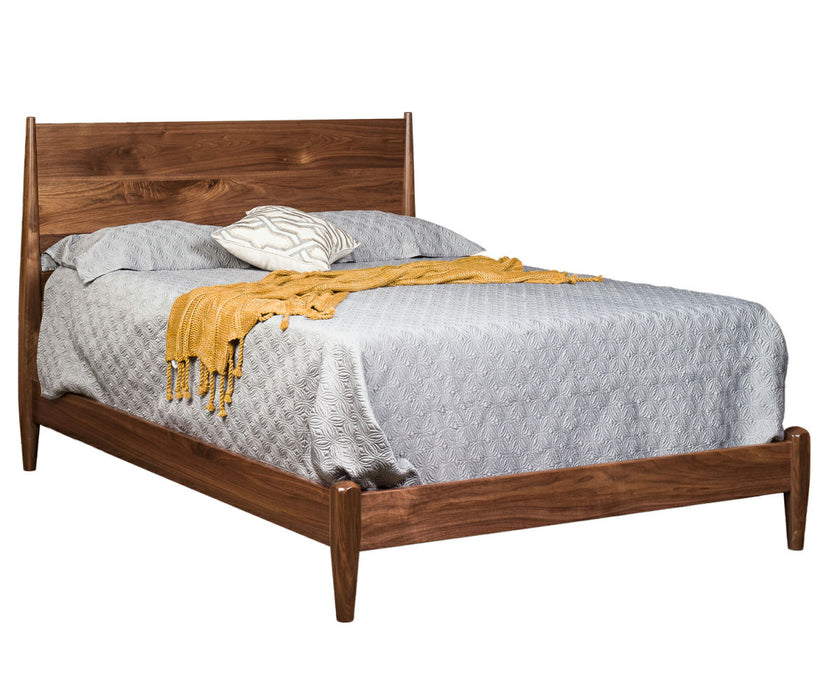 Amish Kenton Style Modern Platform Bed Amish Furniture