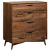 Amish Kenton Chest of Drawers on Walnut with a Natural finish and a modern Look