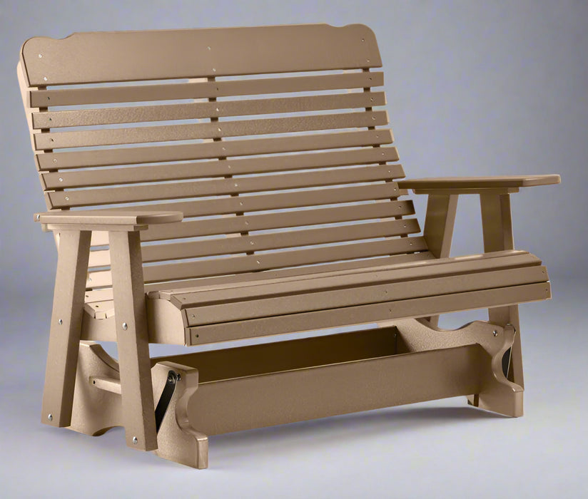 Amish Keywest Curved Back 4' Glider