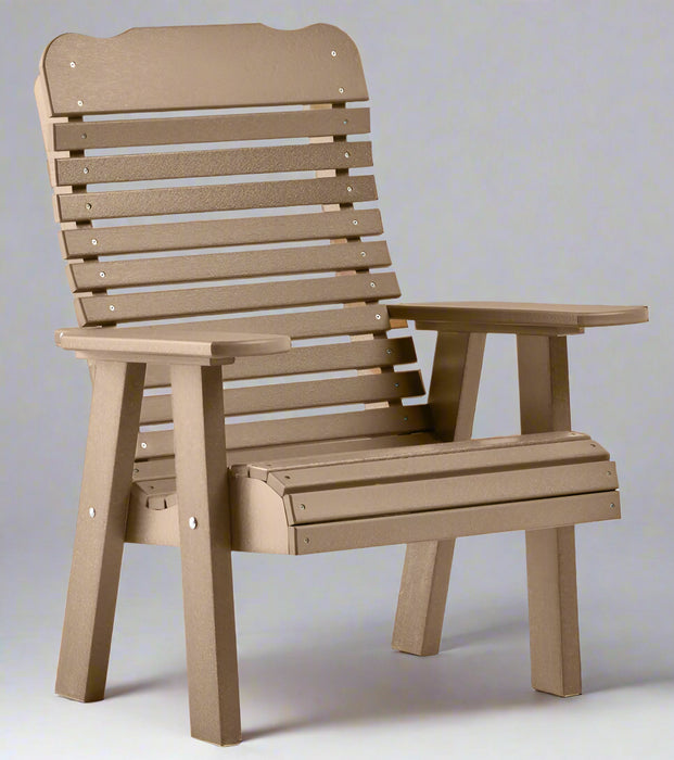 Amish Keywest Curved Back Chair