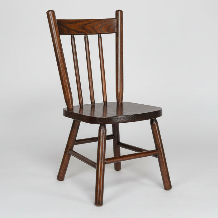 Amish Kids Poster Chair Traditional Kids Dining Chair Solid Oak