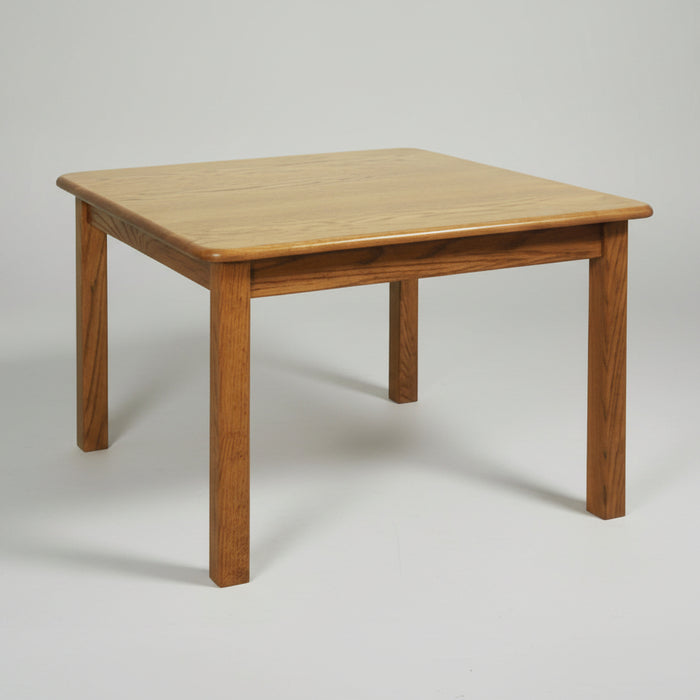 Amish Kids Square Play Table Kids Dining Table Solid Oak Square Leg