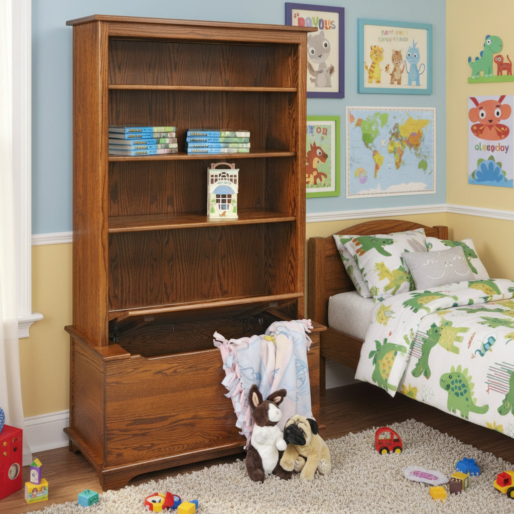 Toy Box Bookcase Toy Box Bookcases Traditional