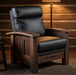 Amish Kimbolton Reclaimed Barnwood Living Room Chair - Genuine Reclaimed Barnwood - Quality Fabrications