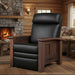 Amish Kimbolton Reclaimed Barnwood Recliner  - Genuine Reclaimed Barnwood - Quality Fabrications - Commercial Photo
