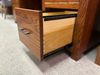 Amish Kleski Double Pedestal Desk - Solid Oak Amish Desk - OCS-113 Michaels Stain 3