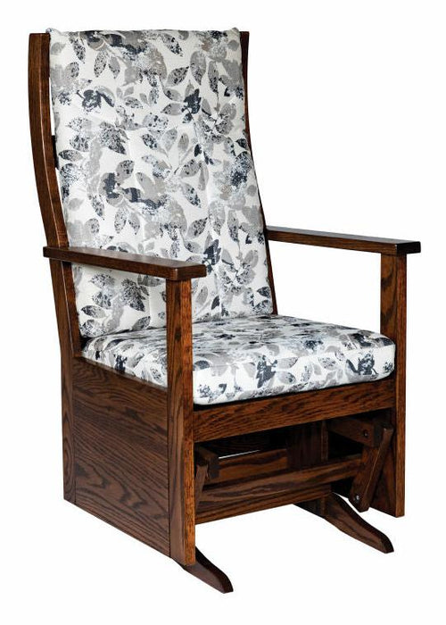 Amish Ladderback Glider