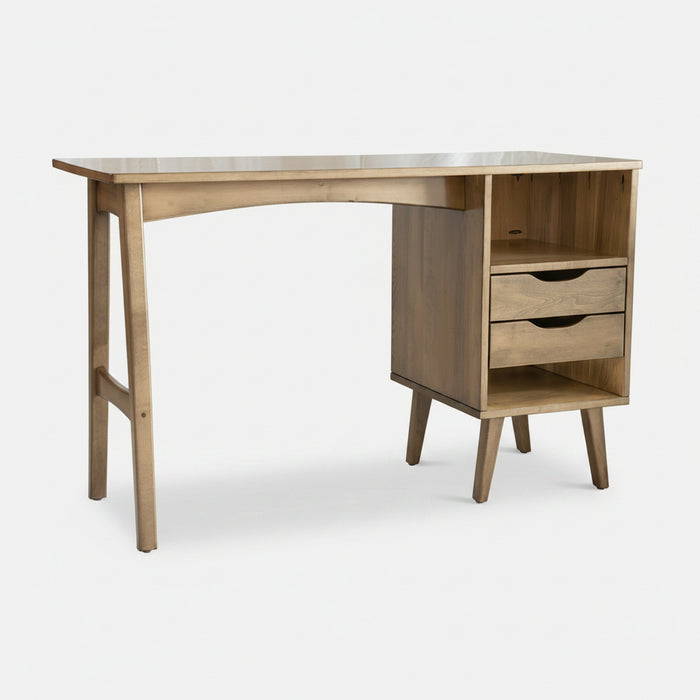 Amish Lake Mill Desk Writing Desk Mid Century Modern Office Desk