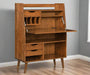 Amish Lake Mills Drop Down Desk - Lake Mills Secretary Desk