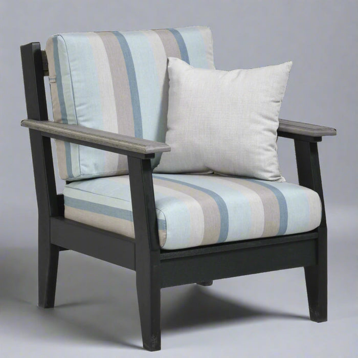 Leisure Living Series Chair Amish Poly Upholstered Chair Front Facing