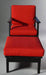 Levi Leisure Chair and Ottoman Upholstered Amish Poly Furniture