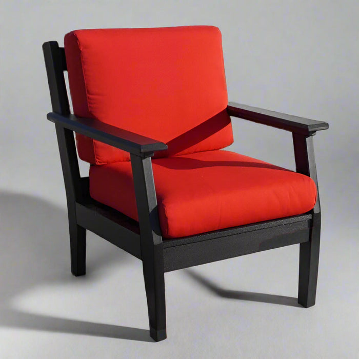 Levi Leisure Living Series Chair Amish Poly Upholstered Chair Front Facing