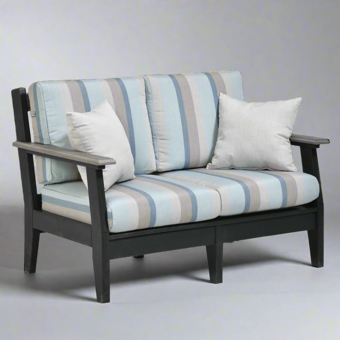 Levi Leisure  Loveseat Amish Poly Upholstered Loveseat Front Facing