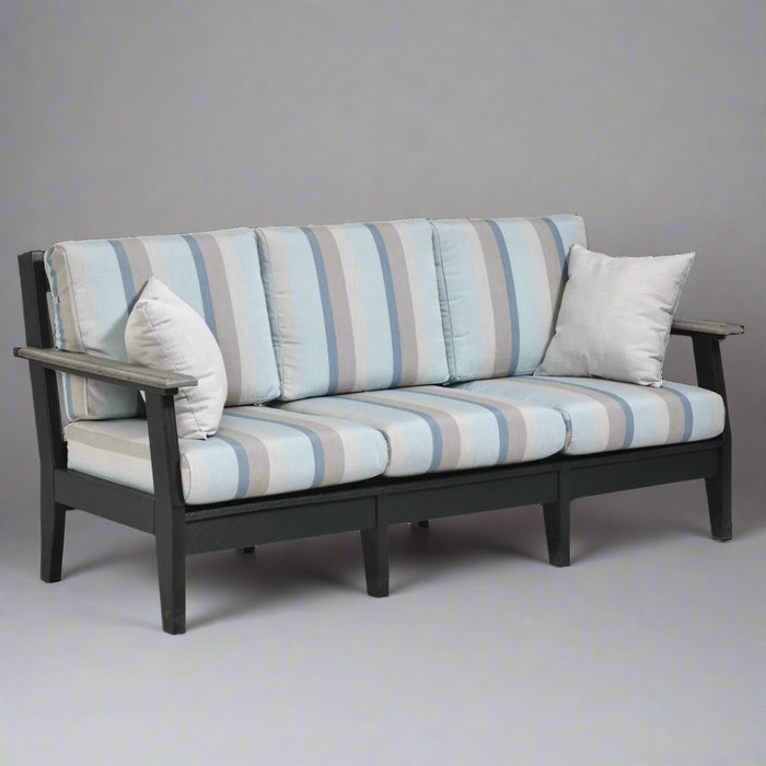 Levi Leisure Living Sofa Amish Poly Upholstered Sofa Front Facing