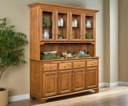 Amish Landsbury 4-Door Hutch

