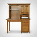 Laurel Single Pedestal Desk and Hutch Single Pedestal Desks Mission