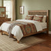 Amish Lincoln Mission Bed - Amish Solid Oak Mission Bed- In Bedroom Photo