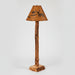 Amish Log Floor Lamp - Aspen Wood