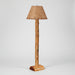 Amish Log Floor Lamp - Red Cedar Wood