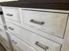  Amish London Bedroom Set - 2-Toned Paint & Stain - Farmhouse Style Amish Bedroom - Hardware Close Up Detail