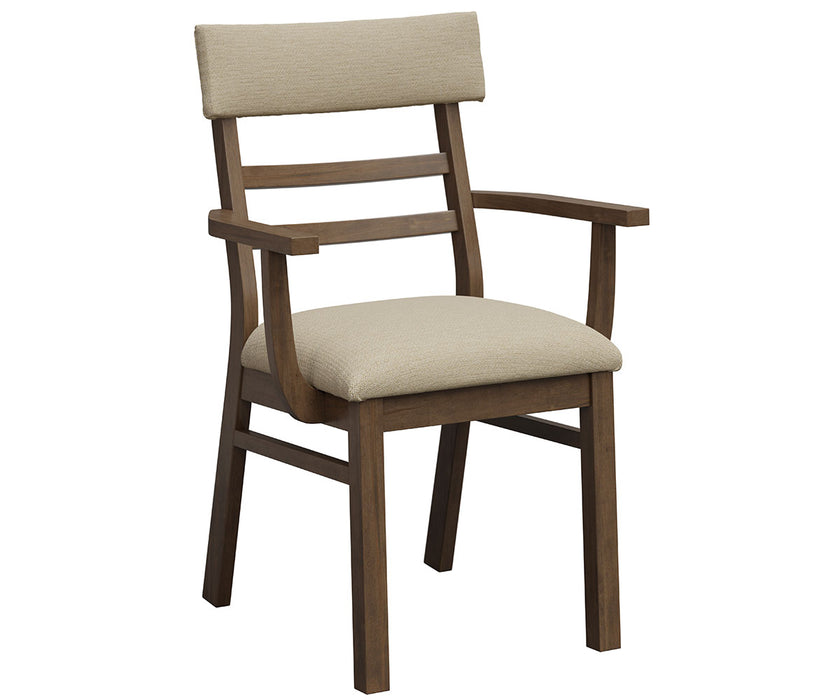 Amish London Fabric Dining Chair - Amish Upholstered Dining Chair - Y&M Chair - Arm Chair