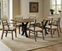 Amish London Fabric Dining Chair - Amish Upholstered Dining Chair - Y&M Chair - Full Dining Set