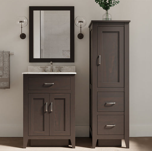 Amish Lurary Bathroom Vanity Linen Closet Wall Mirror Modern Amish Bathroom
