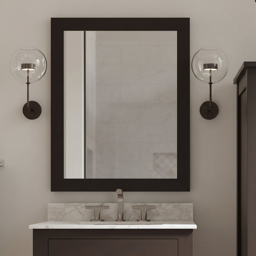 Amish Luray Bathroom Mirror Flat Wall Mirror Solid Wood 