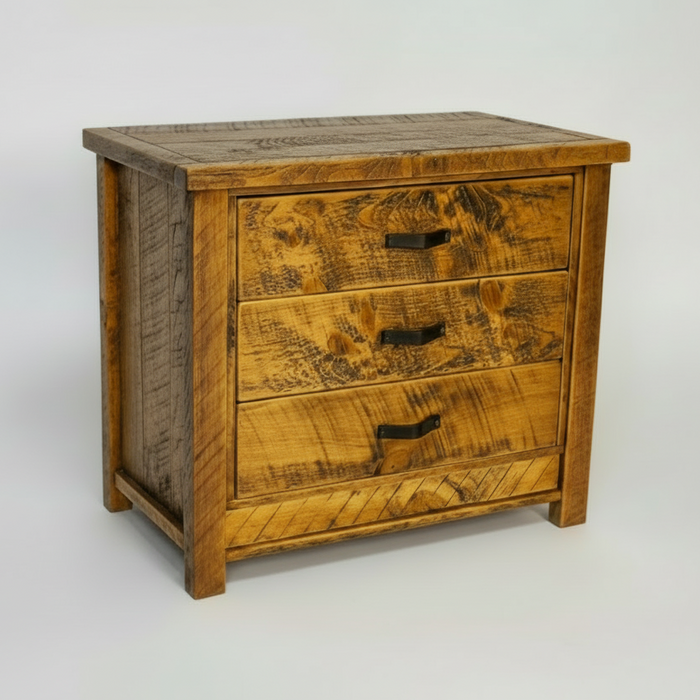 Amish Sawyer 3-Drawer Nightstand
