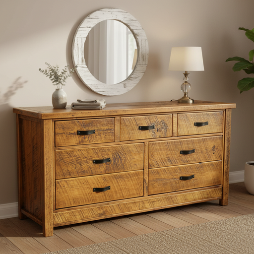 Amish Mahoning Creek Rough Sawn Reclaimed Barnwood Dresser Bylers Rustic Cabin Furniture