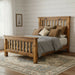 Amish Mahoning Creek Spindle Bed Rough Cut Rustic Pine Farmhouse Bed