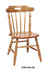Amish Mate Dining Chair Classic Turned Leg Kitchen Chair Front Facing