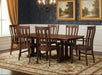 Amish Medford Dining set - Formal Amish Dining Set - Brown Maple Dining Set 