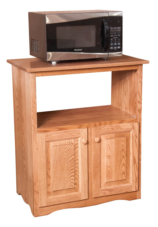 Amish Traditional Microwave Cart 2-Door Buffets Traditional