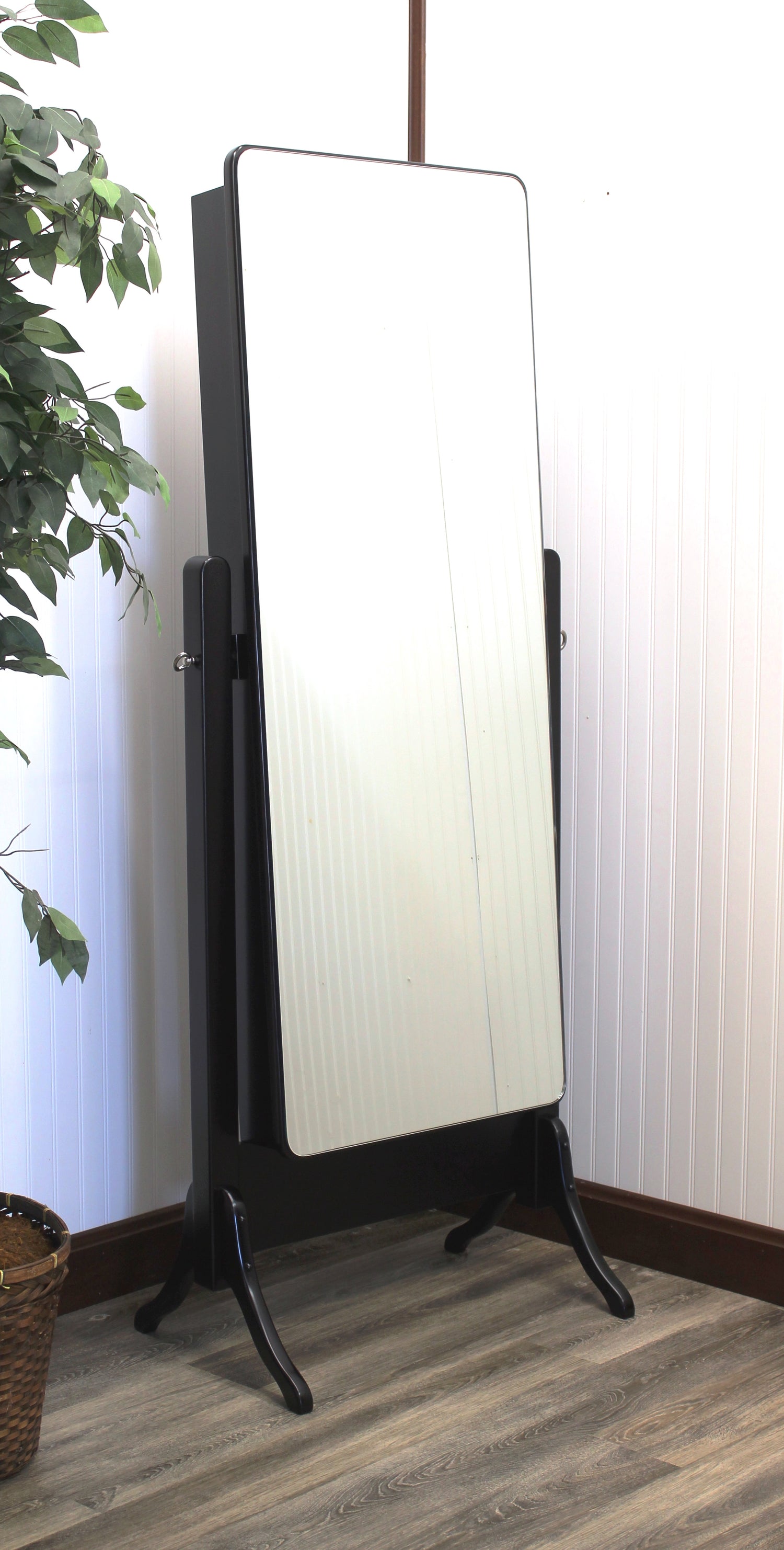 Amish Milano Frameless Cheval Mirror - Amish Jewelry Mirror - Country Corner - 1002-105