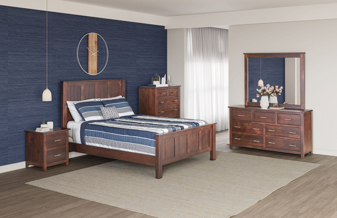 Amish Miller Bedroom Set 5-Piece Set Shaker